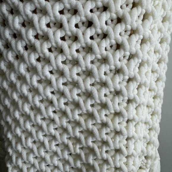 Michael Kors Fringe Trim Knit Dress, New, Size M - Picture 7 of 17